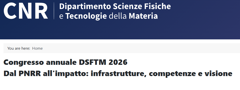 CNR DSFTM 2026 conference